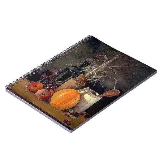 Carnet Décorations d'automne sur table, Citrouille, Fruit (Côté gauche)