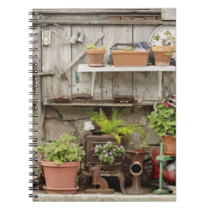 Carnet Décorations sur une clôture en bois, île de Catali