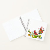 Carnet Decorative Bird with Flowers & Berries (Intérieur)