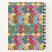 Carnet Decorative Floral Ticket Striped Folk Art (Dos)