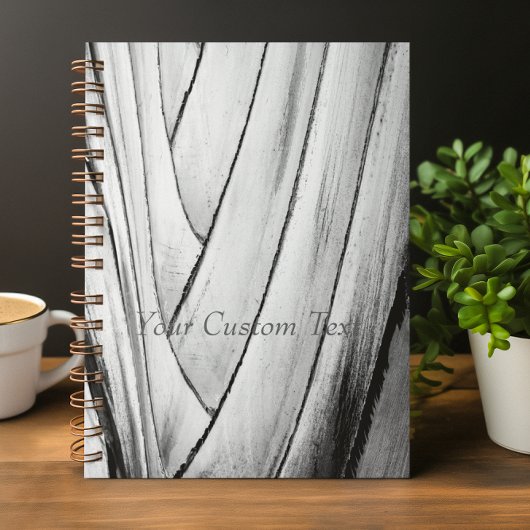 Carnet d'écorce Banana Tree - Texte personnalisabl