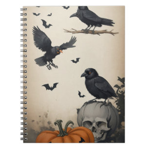 Carnet Découvrez la beauté noire d'Halloween avec notre