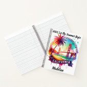 Carnet Découvrez la côte animée de Californie au coucher  (Intérieur)