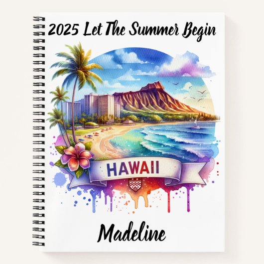 Carnet Découvrez les belles plages et les paysages d'Hawa (Devant)