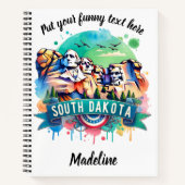 Carnet Découvrez les monuments dynamiques du Dakota du Su (Devant)