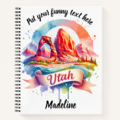 Carnet Découvrez les paysages magnifiques de l'Utah (Devant)