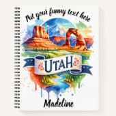 Carnet Découvrez les paysages magnifiques de l'Utah ! (Devant)