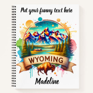 Carnet Découvrez les paysages sauvages du Wyoming