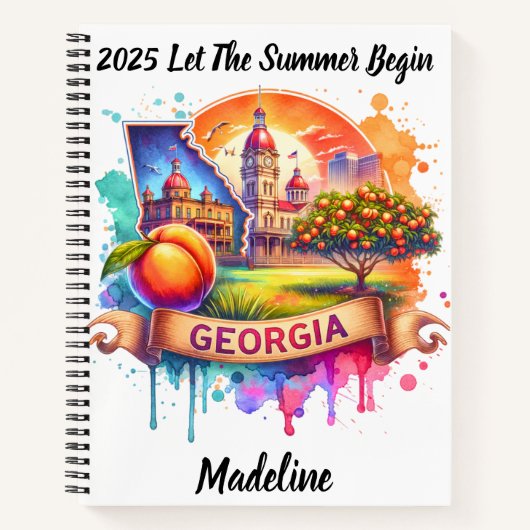 Carnet Découvrez les vergers pittoresques de Géorgie (Devant)