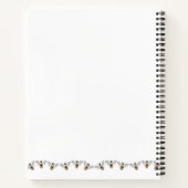 Carnet d'écriture avec aquarelle Bee. Psaume 28:7 (Dos)