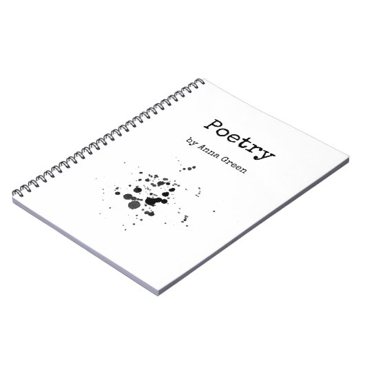 Carnet d'écriture de poésie (Côté gauche)