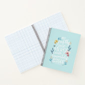Carnet d'écriture, design manuel. Micah 6:8 (Intérieur)