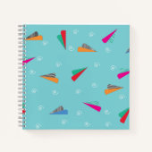 Carnet d'écriture d'un plan papier amusant (Devant)
