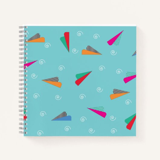 Carnet d'écriture d'un plan papier amusant (Devant)