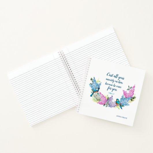 Carnet d'écriture personnalisée (Intérieur)