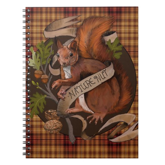 Carnet d'écureuil de la nature (Devant)