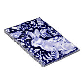 Carnet Dedham Blue Rabbit, Classic Blue & White Design (Côté Droit)