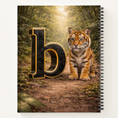 Carnet d'éducation de l'alphabet de la jungle Lett (Dos)