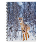 Carnet Deer in the Snow (Devant)