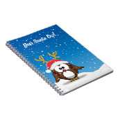 Carnet Deer Père Noël Owl (Côté Droit)