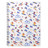 Carnet Deer Valley Utah Wasatch Ski Snowboard Motif (Devant)