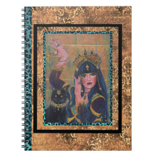 Carnet Déesse bastet égyptienne par Renee Lavoie