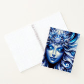Carnet Déesse Céleste Tête Bleue Janvier - (Intérieur)
