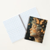 Carnet Déesse de la forêt enchantée avec papillons (4) (Intérieur)