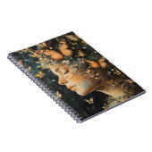 Carnet Déesse de la Forêt Enchantée avec Papillons (4) (Côté Droit)