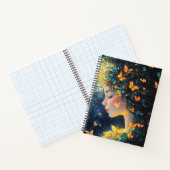 Carnet Déesse de la Forêt Enchantée avec Papillons (5) (Intérieur)