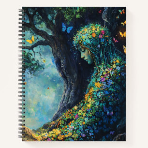 Carnet Déesse de la forêt enchantée avec papillons (6)