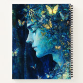 Carnet Déesse de la forêt enchantée avec papillons (7) (Dos)