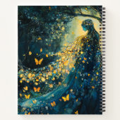 Carnet Déesse de la Forêt Enchantée avec Papillons (8) (Dos)