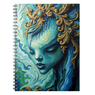 Carnet Déesse Ethérée : Fusion de l'Art et de l'Imaginair