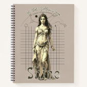 Carnet Déesse grecque personnalisable (Devant)