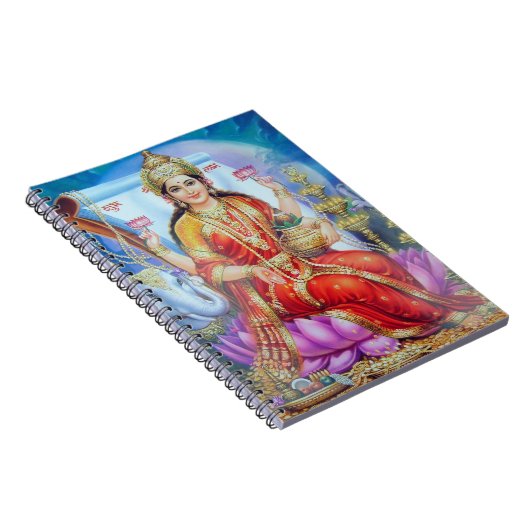 Carnet Déesse indoue Lakshmi Devi (Côté Droit)