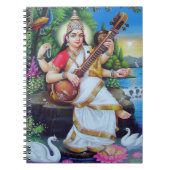 Carnet Déesse indoue Saraswati (Devant)