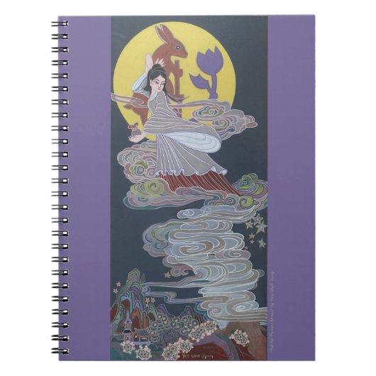 Carnet Déesse lapin et lune (Devant)