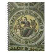 Carnet Déesse romaine Justice avec les anges par Raphael (Devant)