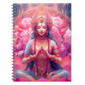 Carnet Déesse rose Lotus de la Prospérité - Lakshmi (Devant)