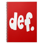 Carnet déf. (Devant)