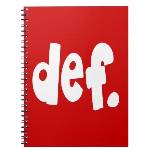 Carnet déf. (Devant)