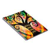 Carnet Défendre vos limites Arbre lunaire coloré (Côté Droit)