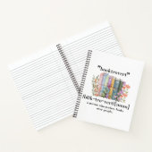 Carnet Définition de "Booktrovert" (Intérieur)