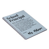 Carnet Définition de directeur d'école Citation Couvertur (Côté Droit)
