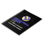 Carnet Définition de l'entraîneur de volley-ball (Côté gauche)