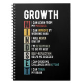 Carnet Définition de l'état d'esprit de croissance - Devi (Devant)