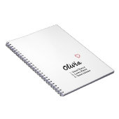 Carnet Définition de nom personnalisée (Côté Droit)