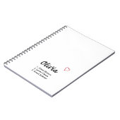 Carnet Définition de nom personnalisée (Côté gauche)