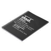 Carnet Définition de papa (Côté gauche)